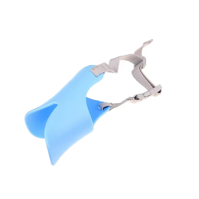 Dog Silicone Duck Muzzle Mask for Dogs anti Bite Stop Barking Small Large Adjustable Neck Strap Pet Dog Accessories