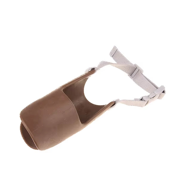 Dog Silicone Duck Muzzle Mask for Dogs anti Bite Stop Barking Small Large Adjustable Neck Strap Pet Dog Accessories
