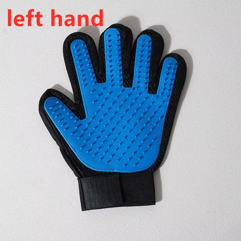 Pet Glove Cat Grooming Glove Cat Hair Deshedding Brush Gloves Dog Comb for Cats Bath Hair Remover Clean Massage Brush for Animal