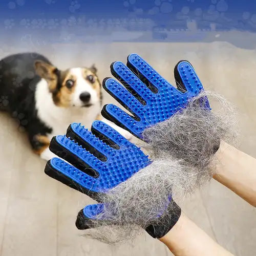 Pet Glove Cat Grooming Glove Cat Hair Deshedding Brush