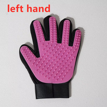 Pet Glove Cat Grooming Glove Cat Hair Deshedding Brush Gloves Dog Comb for Cats Bath Hair Remover Clean Massage Brush for Animal