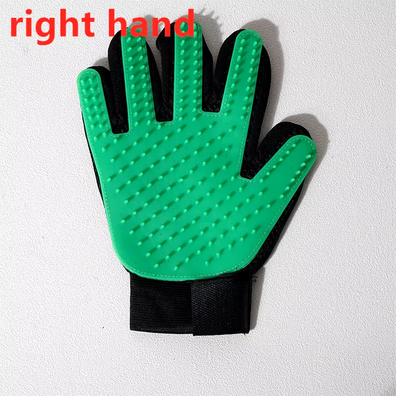 Pet Glove Cat Grooming Glove Cat Hair Deshedding Brush Gloves Dog Comb for Cats Bath Hair Remover Clean Massage Brush for Animal